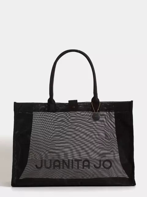 Bolso De Playa Negro Nissi