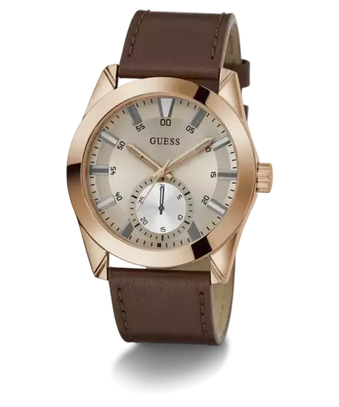 Reloj GUESS para hombre en tono oro rosa y marrón GW0793G3 - comprar online