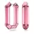 Aros de aro Lucent - Rosa Baño de rodio