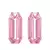 Aros de aro Lucent - Rosa Baño de rodio en internet