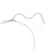 Collar Matrix, Degradado De Tallas Redondas, Blanco, Baño De Rodio - comprar online
