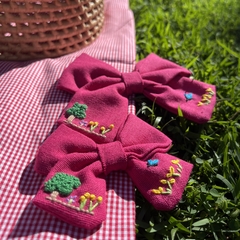 Laço Rosa pink Jardim (unidade)