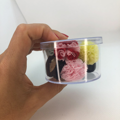 Caixinha fofa pompons (kit 6 peças) - Cheia de Graça RT