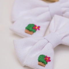 Laço Branco cactos (unidade) - comprar online