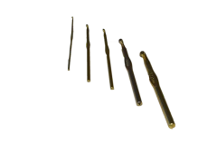 Agujas crochet Silver doradas