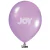 Balão 9" Joy Metalizado - 25 unidades - Cores