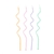 Vela Espiral Longa - 4 velas - Cores - Criativa Festas