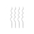 Vela Espiral Longa - 4 velas - Cores