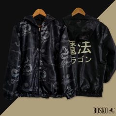 Campera Unisex Reversible - Cat Dragon