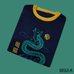 Cat Dragon Blue - Buzo Unisex en internet