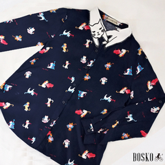Kitten Neck Blue- Manga Larga en internet