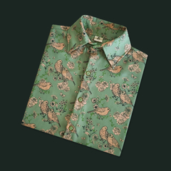 Garden Birds - Modelo Corto Boxy - comprar online