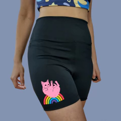 Calza Short - Rainbow Cats Pink - comprar online