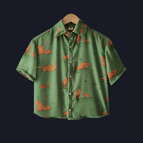 Capibara Garden - Modelo Corto Boxy