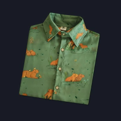 Capibara Garden - Modelo Corto Boxy - comprar online