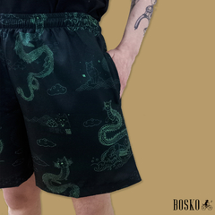 Cat Dragon - Short Unisex - comprar online
