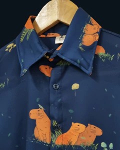 Imagen de Blue Capibara - Manga Larga Unisex