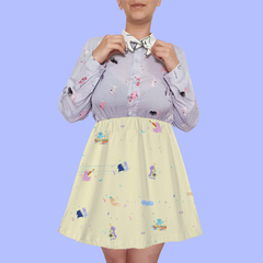 Falda Musicats Cream