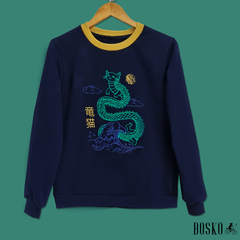 Cat Dragon Blue - Buzo Unisex