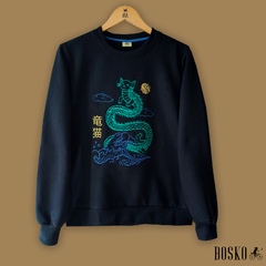 Cat Dragon Black - Buzo Unisex