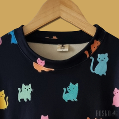 Kitten Sweater Gamuzado - Unisex - Bosko Tienda