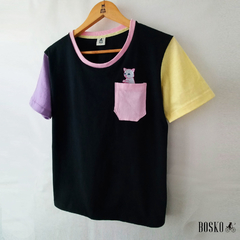 Remera Secret Cat Negro - Unisex - Bosko Tienda