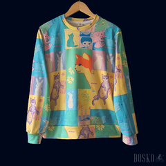 Pastel Land Sweater Gamuzado - Unisex