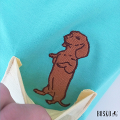 Remera Secret Dachshund Aqua - Unisex en internet