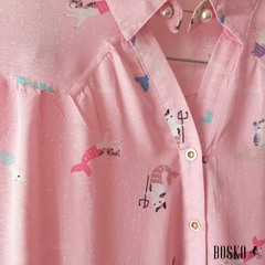 Sirenitos Pearl Pink - Manga Larga - Bosko Tienda
