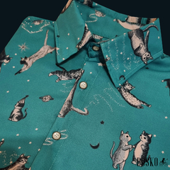 Space Dance Cats - Manga Larga Unisex en internet