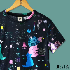 Remera Neon Cats - Unisex - comprar online
