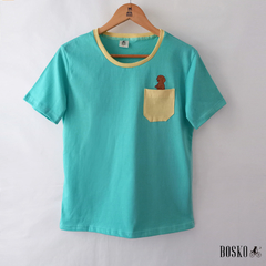 Remera Secret Dachshund Aqua - Unisex - comprar online