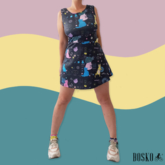 Imagen de Neon Cats - Vestido elastizado
