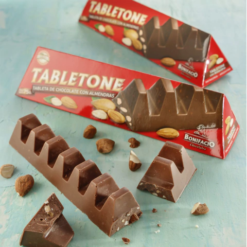 Tabletone de Chocolate con almendras