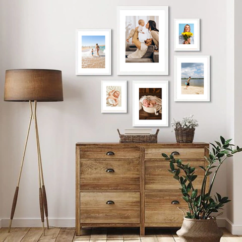 Combinación de 6 cuadros con tus fotos