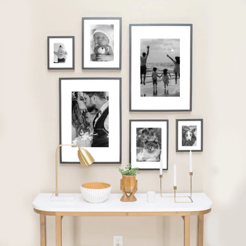 6 Cuadros combinados con tus fotos