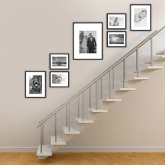 7 cuadros combinados con tus fotos escalera