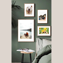 Combinación de 4 cuadros con tus fotos