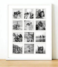 Collage de 12 fotos en internet