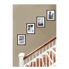 4 cuadros 30x40 para escalera con tus fotos