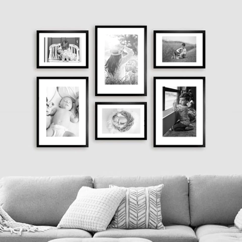 Diseño de 6 cuadros con tus fotos