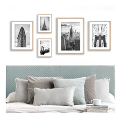 Combinación de 5 cuadros NY