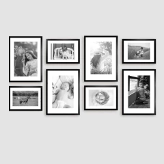 Diseño de 8 cuadros con tus fotos