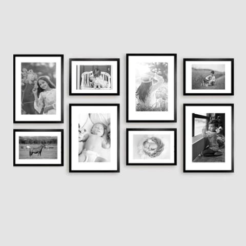 Diseño de 8 cuadros con tus fotos