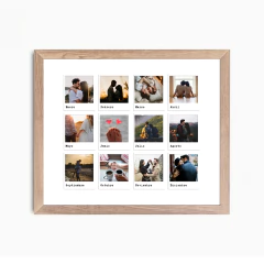 Collage calendario con 12 fotos - comprar online