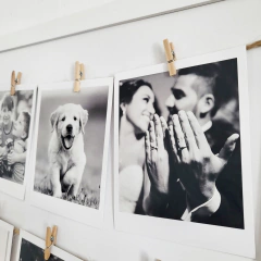 Cuadro Polaroid 40x30 incluye 8 impresiones - Marco Blanco - comprar online