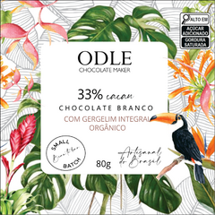 Chocolate Branco 33% Cacau com Gergelim Integral Orgânico - 80g - comprar online
