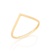 512449 Anel Rommanel skinny ring folheado a ouro
