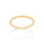 513020 Anel Rommanel skinny ring folheado a ouro esferas