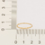 513020 Anel Rommanel skinny ring folheado a ouro esferas